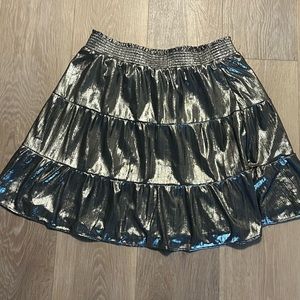 Silver Chrome Loft skirt